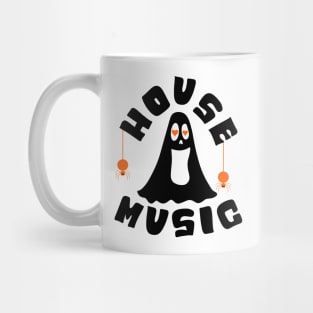 HOUSE MUSIC - Halloween Vibes (Black/Orange) Mug